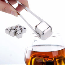 Load image into Gallery viewer, Stainless Steel Whiskey Stone Ice Cube Bar