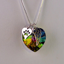 Load image into Gallery viewer, Rainbow Bridge Pet Loss Necklace