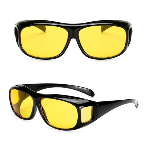 Unisex Night Vision Glasses + UV protection (Yellow)