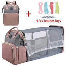 Load image into Gallery viewer, Folding Mommy Bag Lightweight Portable Folding Crib