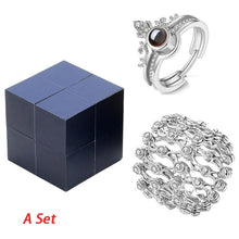 Load image into Gallery viewer, 100 Language I Love You Rings with Jewelry Box