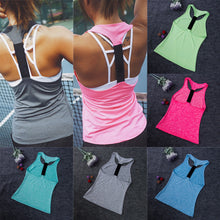 Load image into Gallery viewer, Casual Sleeveless Women  Yoga Shirts