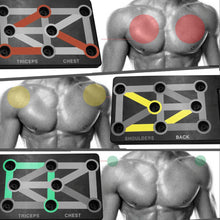 Load image into Gallery viewer, Push Up Rack Board 9 in 1 Body Building Fitness