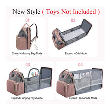 Load image into Gallery viewer, Folding Mommy Bag Lightweight Portable Folding Crib