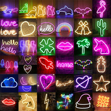 Load image into Gallery viewer, LED Neon Night Light decor