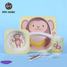 Load image into Gallery viewer, Children&#39;s Eco-Friendly Bamboo Fiber Dishes