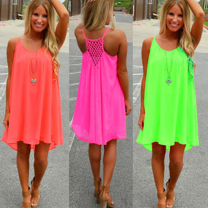 Women Beach Chiffon Dress