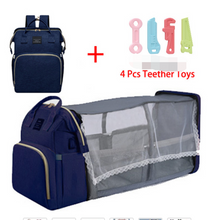 Load image into Gallery viewer, Folding Mommy Bag Lightweight Portable Folding Crib