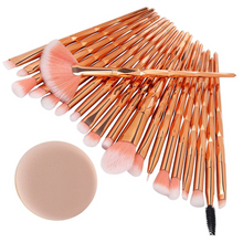 Load image into Gallery viewer, 20 PCS Diamond Makeup Brushes Powder Set