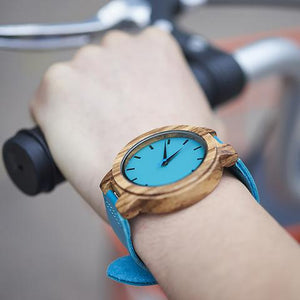 Bamboo Blue Watch