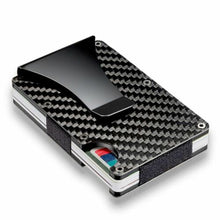 Load image into Gallery viewer, Men Stainless Steel Elastic Band Slim Money Wallet Credit Card Holder