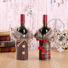 Load image into Gallery viewer, Santa Claus Wine Bottle Cover Christmas Decorations for Home