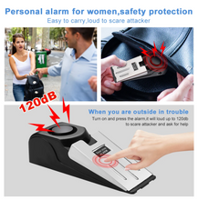 Load image into Gallery viewer, Door Stop Alarm - Portable Traveling Security