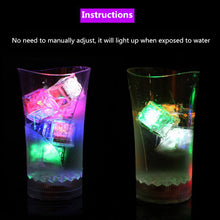 Load image into Gallery viewer, 6pcs LED Glowing Ice Cubes