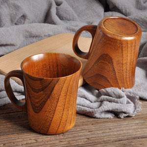 Jujube Wood Cup Natural Spruce Wooden Cup Handmade Wooden Coffee Beer Mugs Wood Cup