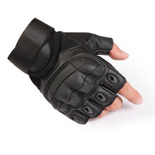 Load image into Gallery viewer, Touch Screen Tactical Rubber Hard Knuckle Full Finger Gloves Military Army Paintball Airsoft Bicycle Combat PU Leather Glove Men