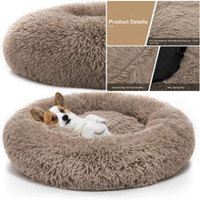 Load image into Gallery viewer, Pet Dog Bed Comfortable Donut Cuddler