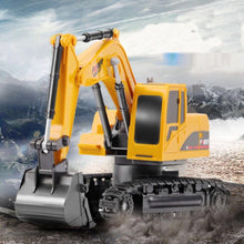 Load image into Gallery viewer, 2.4Ghz 6 Channel 1:24 RC Excavator toy RC Engineering Car Alloy and plastic Excavator RTR For kids Christmas gift