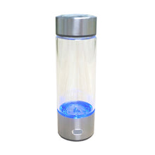 Load image into Gallery viewer, 420ML Portable Electrolysis Hydrogen Generator Water Filter Bottle Glass