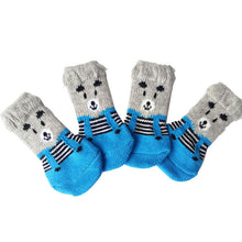 Load image into Gallery viewer, 4Pcs Set Knitted Pet Socks