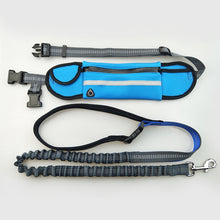 Load image into Gallery viewer, Handsfree Bungee Dog Leash with Pocket Reflective Adjustable Waist Belt