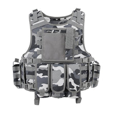 Load image into Gallery viewer, MGFLASHFORCE Molle Airsoft Vest Tactical Vest Plate Carrier Swat Fishing Hunting Vest Military Army Armor Police Vest