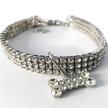 Load image into Gallery viewer, Exquisite Bling Bling Crystal Dog Collar