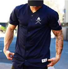 Load image into Gallery viewer, Men Short Sleeve Casual Fashion Slim T Shirt Cardigan Clothing