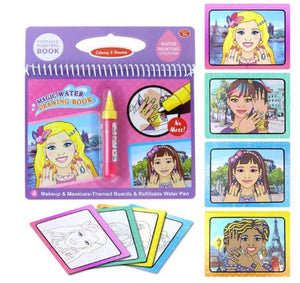 Magic Water Drawing Book Coloring Book Doodle & Magic Pen Painting Drawing Board