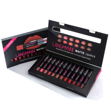 Load image into Gallery viewer, 12Pcs Lipstick Pen Set High Texture Makeup Lip Matte Sexy Hydrating Long Lasting Lip Gloss