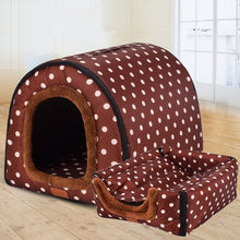 Load image into Gallery viewer, Warm PET House Comfortable Print Stars Kennel Foldable Sleeping Mat