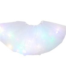 Load image into Gallery viewer, Kids Girls LED Light Up Cute Tutu Skirt Baby Girl Solid Lighten Pettiskirt Ballet Toddler Girls Lace Princess Fancy Costumes