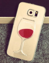 Load image into Gallery viewer, iPhone Case Flowing Liquid Red Wine Glass Cup