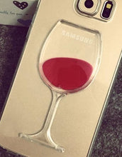 Load image into Gallery viewer, iPhone Case Flowing Liquid Red Wine Glass Cup