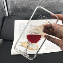 Load image into Gallery viewer, iPhone Case Flowing Liquid Red Wine Glass Cup