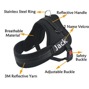 Dog Harness Leash Padded