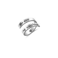 Load image into Gallery viewer, Stainless Steel Adjustable Faith Rings