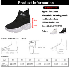 Load image into Gallery viewer, Woman Thick Bottom High Top Shoes