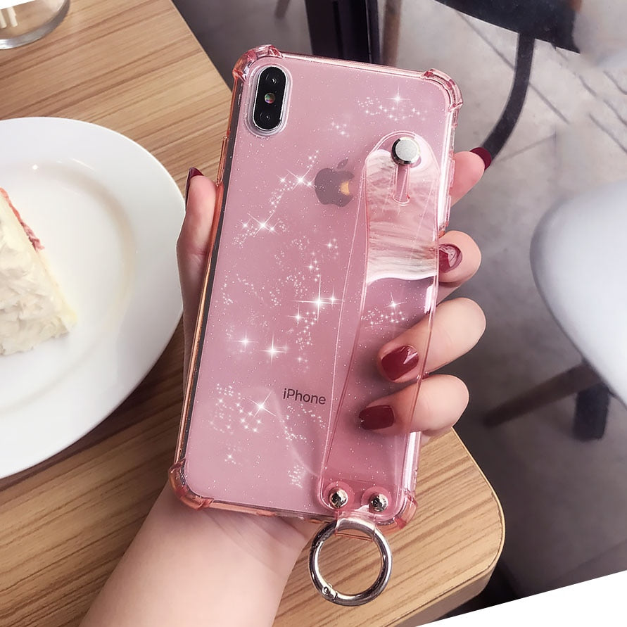 Glitter Powder Holder Phone Case For iPhone