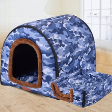 Load image into Gallery viewer, Warm PET House Comfortable Print Stars Kennel Foldable Sleeping Mat