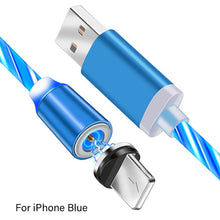 Load image into Gallery viewer, LED Glow Flowing Magnetic Charger Cable