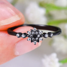 Load image into Gallery viewer, Luxury Female Flower Snowflake Ring