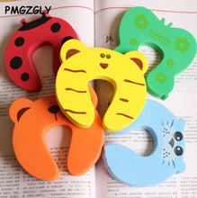 Load image into Gallery viewer, 5pcs/lot Silicone Doorways Gates Decorative Door Stopper Baby Safety Care Cartoon Animal Jammer Kid Children Protection