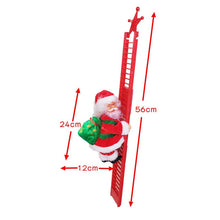 Load image into Gallery viewer, Santa Climbing Ladder Christmas Decoration