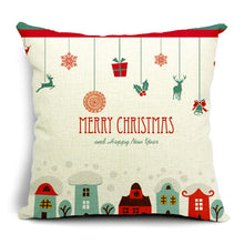 Load image into Gallery viewer, Merry Christmas Pillow Covers Deer Cushion Decorations for Home