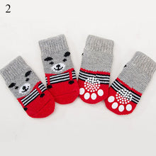 Load image into Gallery viewer, 4Pcs Set Knitted Pet Socks