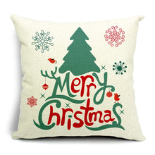 Load image into Gallery viewer, Merry Christmas Pillow Covers Deer Cushion Decorations for Home