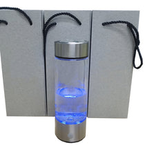 Load image into Gallery viewer, 420ML Portable Electrolysis Hydrogen Generator Water Filter Bottle Glass