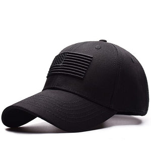 TACVASEN Tactical Baseball Cap Men Summer USA Flag Sun Protection Snapback Cap Male Fashion Casual Golf Baseball Hat Airsoft Hat