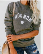 Load image into Gallery viewer, DOG MOM Funny Letter Print Sweatshirt